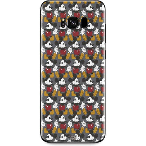 Disney Mickey Mouse Vintage Pattern Galaxy S8 Plus Skin